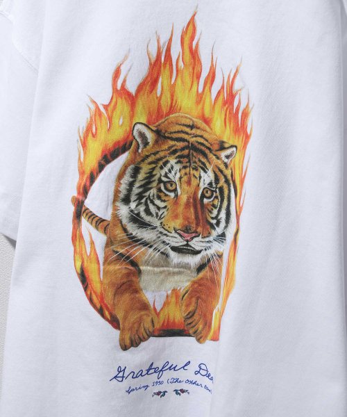 ZIP FIVE(ジップファイブ)/【13631505】GRATEFUL DEAD 古着風 TIGER ROSE ルースシルエットTシャツ/img05