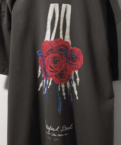 ZIP FIVE(ジップファイブ)/【13631505】GRATEFUL DEAD 古着風 TIGER ROSE ルースシルエットTシャツ/img06