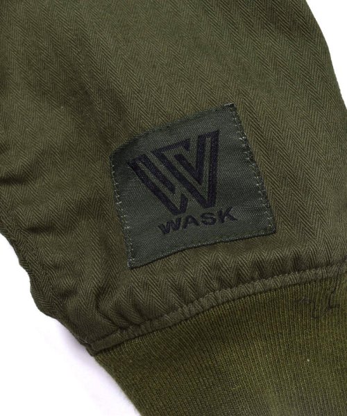 WASK(ワスク)/異素材 切り替え パッチワーク MA－1 (100~160cm)/img19