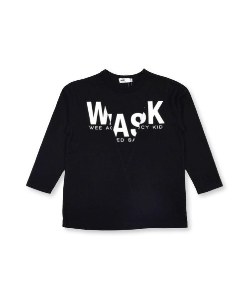WASK(ワスク)/ロゴプリント 切り替え ビッグ Tシャツ (100~160cm)/img04