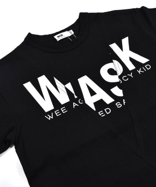 WASK(ワスク)/ロゴプリント 切り替え ビッグ Tシャツ (100~160cm)/img07