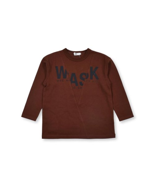 WASK(ワスク)/ロゴプリント 切り替え ビッグ Tシャツ (100~160cm)/img11
