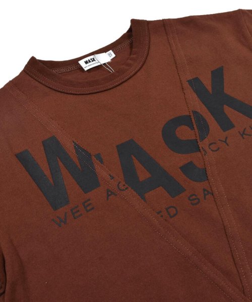 WASK(ワスク)/ロゴプリント 切り替え ビッグ Tシャツ (100~160cm)/img14