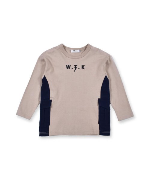 WASK(ワスク)/カーゴ ポケット付き ワイド Tシャツ (100~160cm)/img11