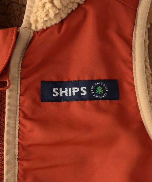 SHIPS KIDS(シップスキッズ)/SHIPS KIDS:〈撥水/手洗い可能〉ボア リバーシブル ベスト(80～90cm)/img07