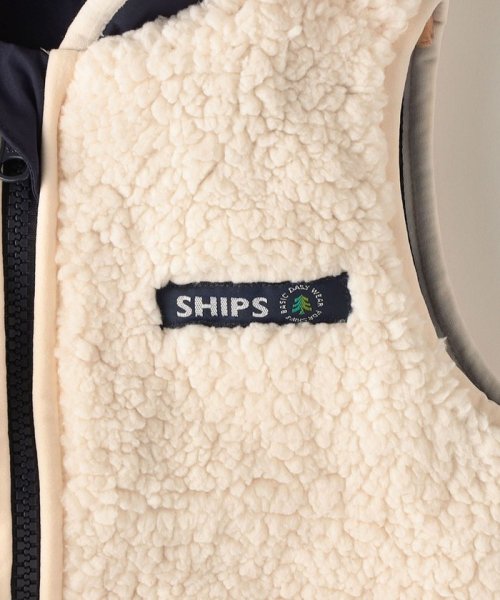 SHIPS KIDS(シップスキッズ)/SHIPS KIDS:〈撥水/手洗い可能〉ボア リバーシブル ベスト(80～90cm)/img08