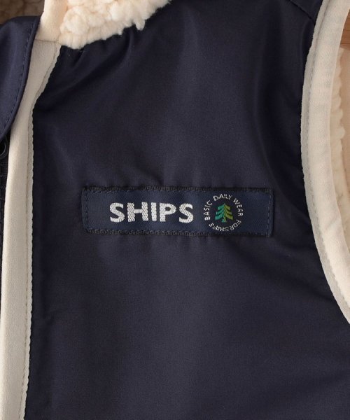 SHIPS KIDS(シップスキッズ)/SHIPS KIDS:〈撥水/手洗い可能〉ボア リバーシブル ベスト(80～90cm)/img10