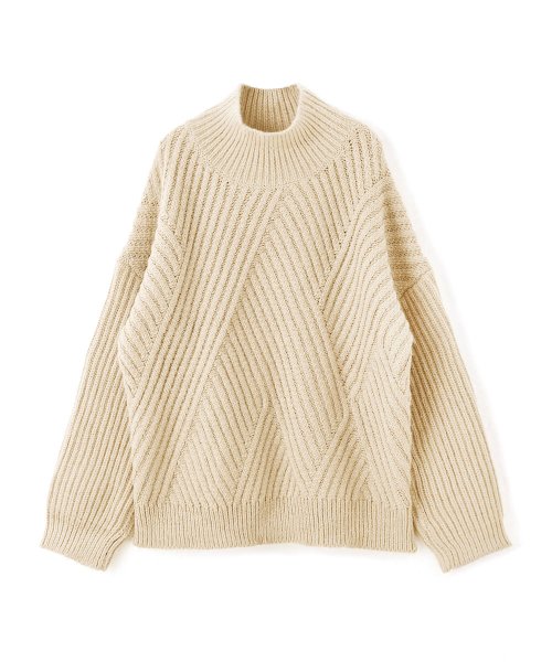 marjour(マージュール)/DIAGONAL LIB KNIT/img42