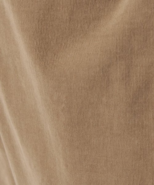 細コーデュロイのサロペット 