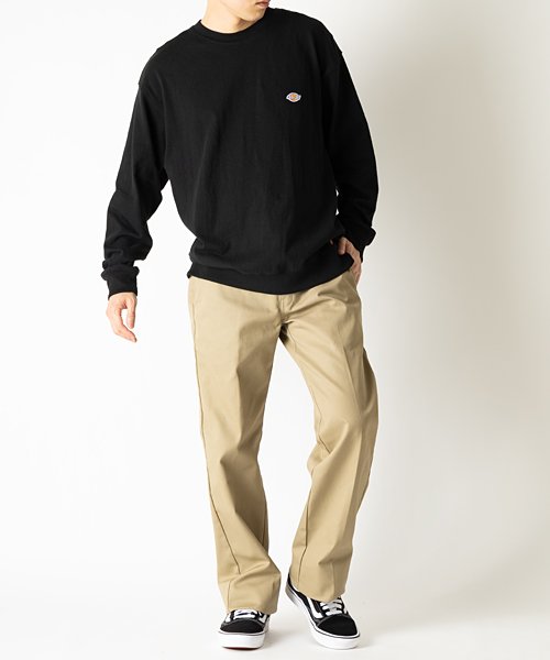 Dickies(Dickies)/【Dickies】ディッキーズ　ミニワッペン付き　長袖Tシャツ/img02