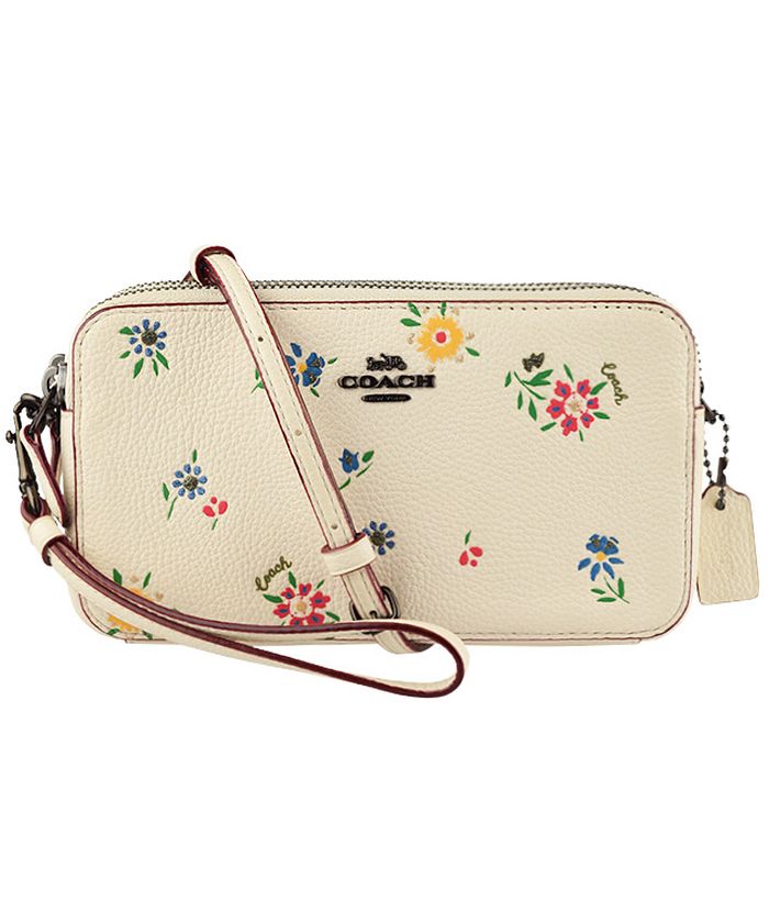 coach zip shoulder bag