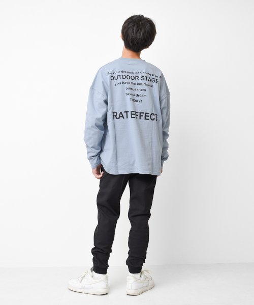 RAT EFFECT(ラット エフェクト)/バックナロープリントロングTシャツ/img12