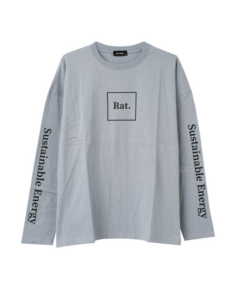 RAT EFFECT(ラット エフェクト)/袖ロゴプリントロングTシャツ/img09