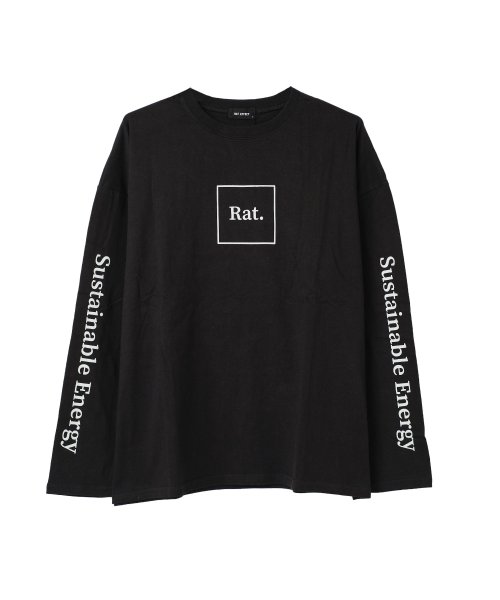RAT EFFECT(ラット エフェクト)/袖ロゴプリントロングTシャツ/img10