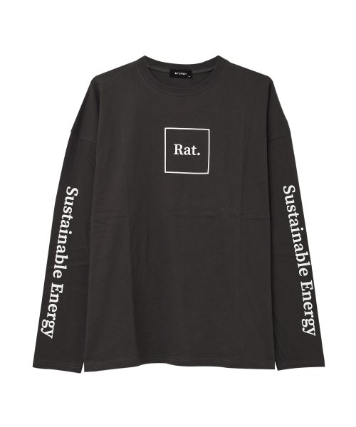 RAT EFFECT(ラット エフェクト)/袖ロゴプリントロングTシャツ/img11
