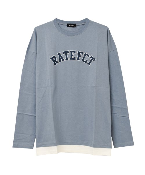 RAT EFFECT(ラット エフェクト)/アーチロゴプリントロングTシャツ/img09