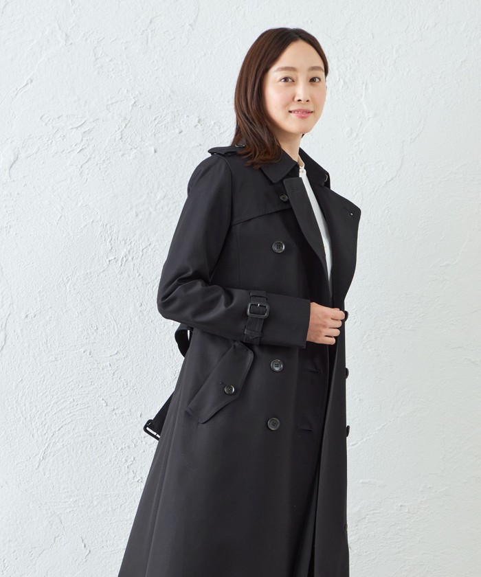 UN by Tomomi Kishita ダブルコート/ブラック L MELTON R-SIDE SLIT COAT(S Black): Yohji Yamamoto｜THE SHOP