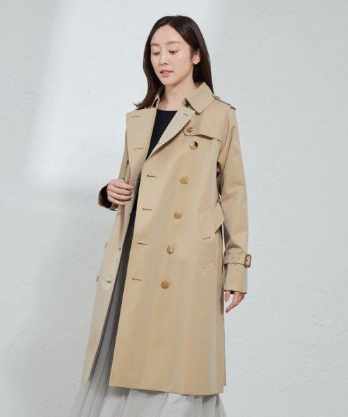 SANYO COAT(サンヨーコート)/★★＜100年コート＞クラシックダブルトレンチコート(三陽格子)/img03