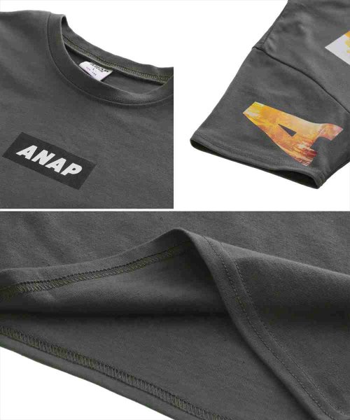 ANAP KIDS(アナップキッズ)/吸水速乾フォトロゴビッグTシャツ/img18