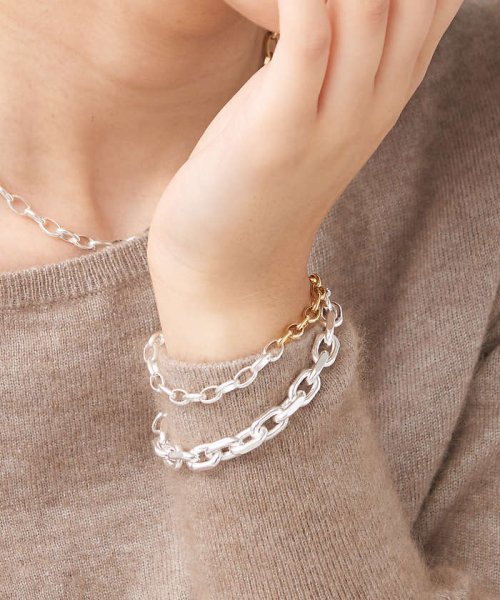 collex(collex)/【Lemme./レム】thin chain bracelet シルバー/img05