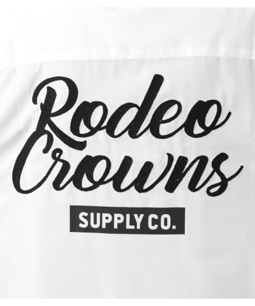 RODEO CROWNS WIDE BOWL(ロデオクラウンズワイドボウル)/バックロゴオープンカラーシャツ/img06