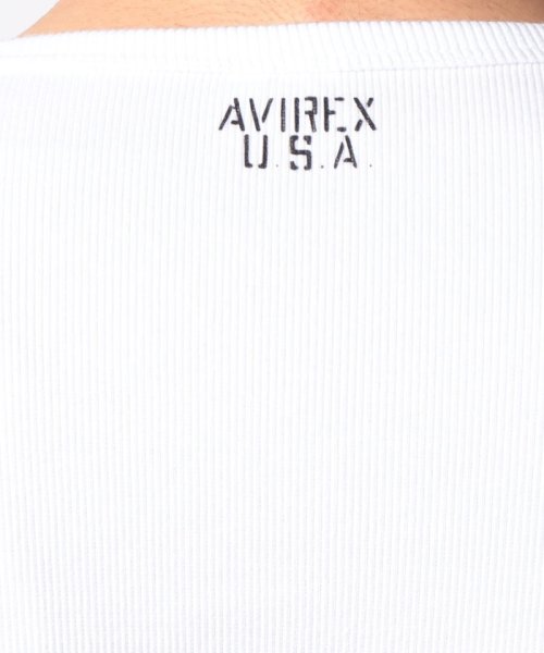 AVIREX(AVIREX)/【AVIREX】アヴィレックス　テレコリブV/N　長袖Tシャツ/img04