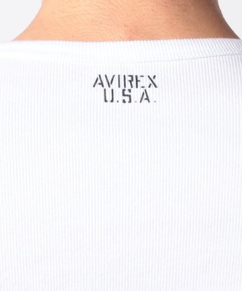 AVIREX(AVIREX)/【AVIREX】アヴィレックス　テレコリブC/N　長袖Tシャツ/img04