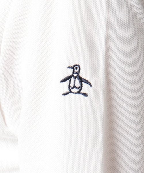 Munsingwear(マンシングウェア)/【ECO】マナード鹿の子 Earth Pete 刺繍長袖ポロシャツ【サンスクリーン】【アウトレット】/img04
