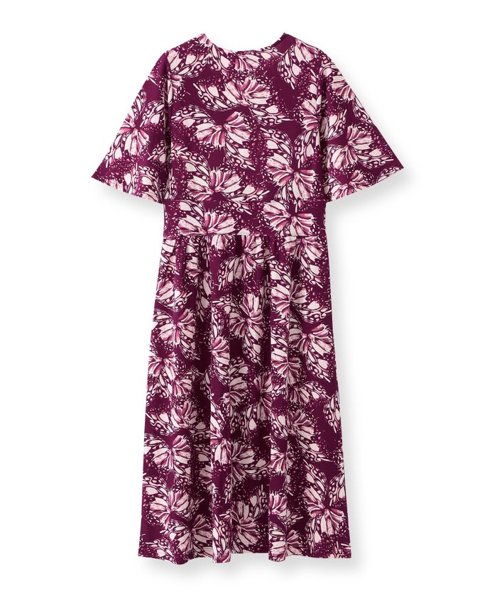 更に10 Off Leota アブストラクトプリントドレス 取寄約714間 Epoca The Shop エポカ ザ ショップ ワンピース ドレス Hrm Onepatch Com