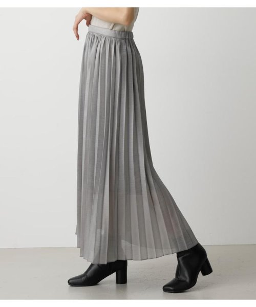 AZUL by moussy(アズールバイマウジー)/GLOSSY PLEATS SKIRT/img10