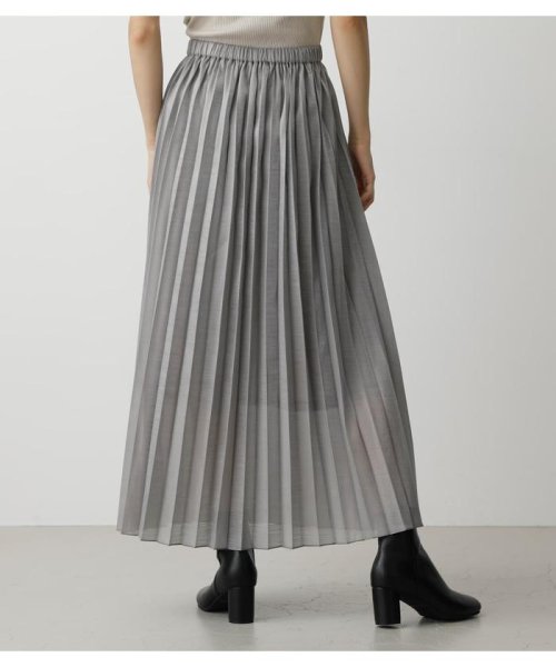 AZUL by moussy(アズールバイマウジー)/GLOSSY PLEATS SKIRT/img15