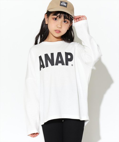 ANAP KIDS(アナップキッズ)/ANAPロゴプリントミニ裏毛トップス/img05