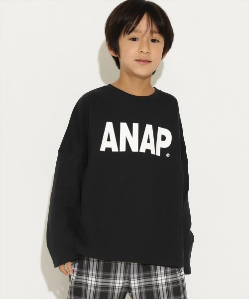 ANAP KIDS(アナップキッズ)/ANAPロゴプリントミニ裏毛トップス/img09