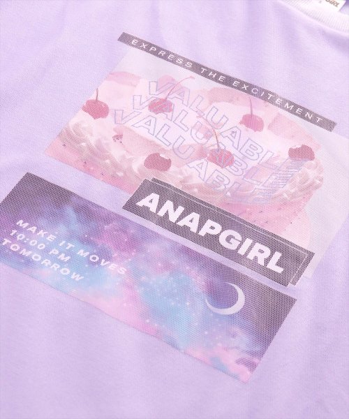 ANAP　GiRL(アナップガール)/チュール重ねフォトプリントチュニック/img13