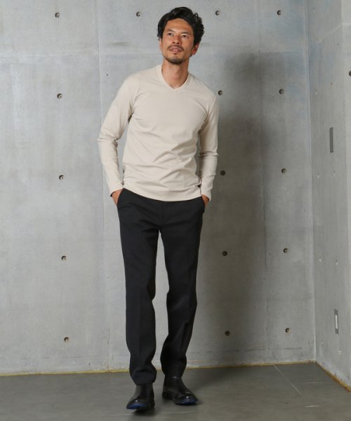 Men's Bigi(メンズビギ)/シルケットスムースVネックカットソー/TAILORED WEARライン/img07