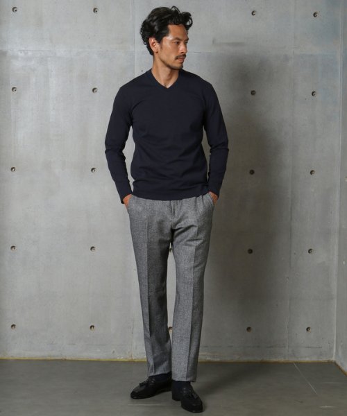 Men's Bigi(メンズビギ)/シルケットスムースVネックカットソー/TAILORED WEARライン/img12