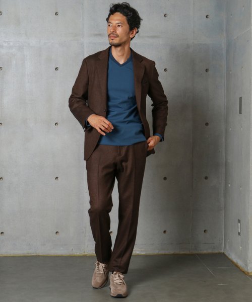 Men's Bigi(メンズビギ)/シルケットスムースVネックカットソー/TAILORED WEARライン/img13