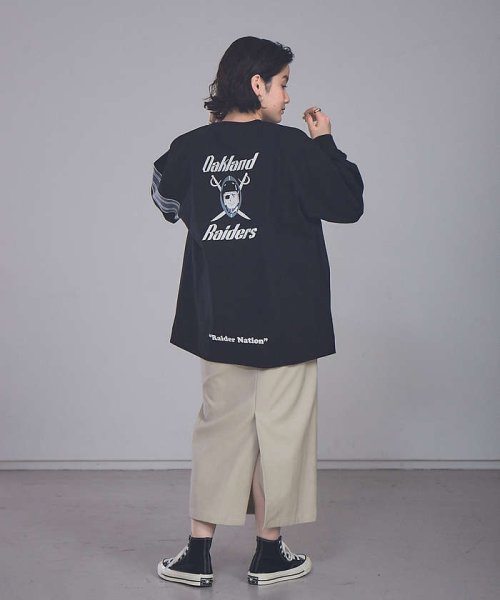 ABAHOUSE(ABAHOUSE)/【NFL】MYSELF ABAHOUSE 別注 チーム ロゴ ロングスリーブ T/img01