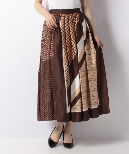 セール】ジオメトリックスカーフアシンメトリースカート(504083397  