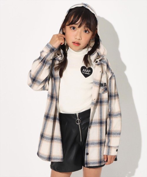 ANAP KIDS(アナップキッズ)/チェックロングシャツ/img11