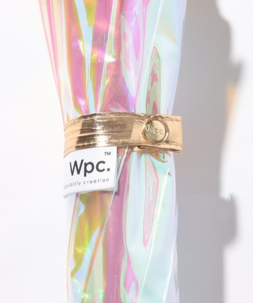 Wpc．(Wpc．)/【Wpc.】プラスチックアンブレラ（ビニール傘）パイピング　オーロラ　PT－028/029/img03