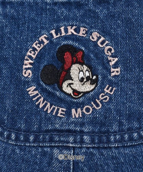 SLAP SLIP(スラップスリップ)/【Disney】 ミニーマウス デニム ジャンパースカート (80~130cm)/img09