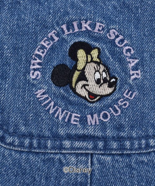 SLAP SLIP(スラップスリップ)/【Disney】 ミニーマウス デニム ジャンパースカート (80~130cm)/img15