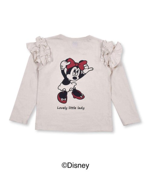 SLAP SLIP(スラップスリップ)/【Disney】 ミニーマウス 肩フリル 長袖 Tシャツ (80~130cm)/img04
