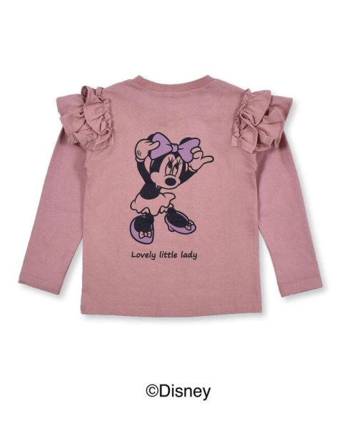 SLAP SLIP(スラップスリップ)/【Disney】 ミニーマウス 肩フリル 長袖 Tシャツ (80~130cm)/img10