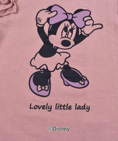 SLAP SLIP(スラップスリップ)/【Disney】 ミニーマウス 肩フリル 長袖 Tシャツ (80~130cm)/img15
