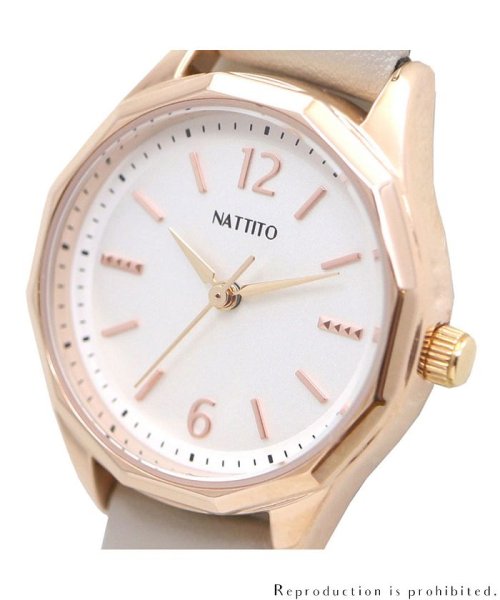 nattito(ナティート)/【メーカー直営店】腕時計 レディース 革ベルト ニッケルフリー アレルギー対応 ダース フィールドワーク FSC168/img10