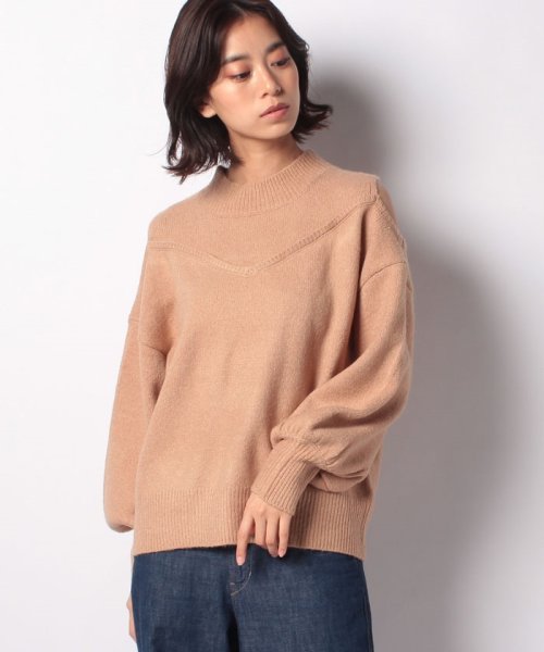 NICE CLAUP OUTLET(ナイスクラップ　アウトレット)/【natural couture】ショルダースリットブークレーニット/img05