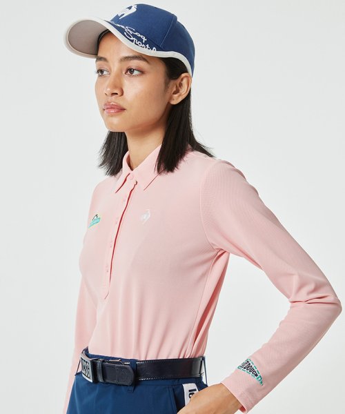 le coq sportif GOLF (ルコックスポルティフ（ゴルフ）)/長袖ポロシャツ《吸汗速乾・UPF30・ストレッチ・ECO》【アウトレット】/img04