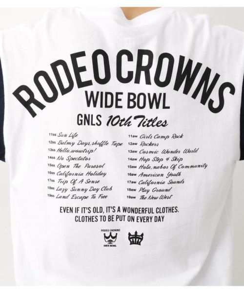 RODEO CROWNS WIDE BOWL(ロデオクラウンズワイドボウル)/メンズ10th STARS L／S Tシャツ/img06